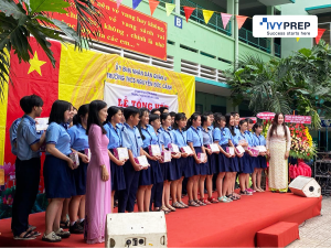 IVYPREP EDUCATION ĐỒNG HÀNH CÙNG TRƯỜNG THCS NGUYỄN ĐỨC CẢNH TRAO THƯỞNG CHO HỌC SINH GIỎI TRONG BUỔI LỄ TỔNG KẾT NĂM HỌC 2019 – 2020