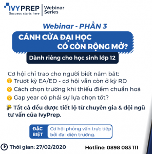 Chuỗi video Du học Mỹ (Phần 3): Có còn cơ hội làm hồ sơ xin học bổng cho học sinh lớp 12?