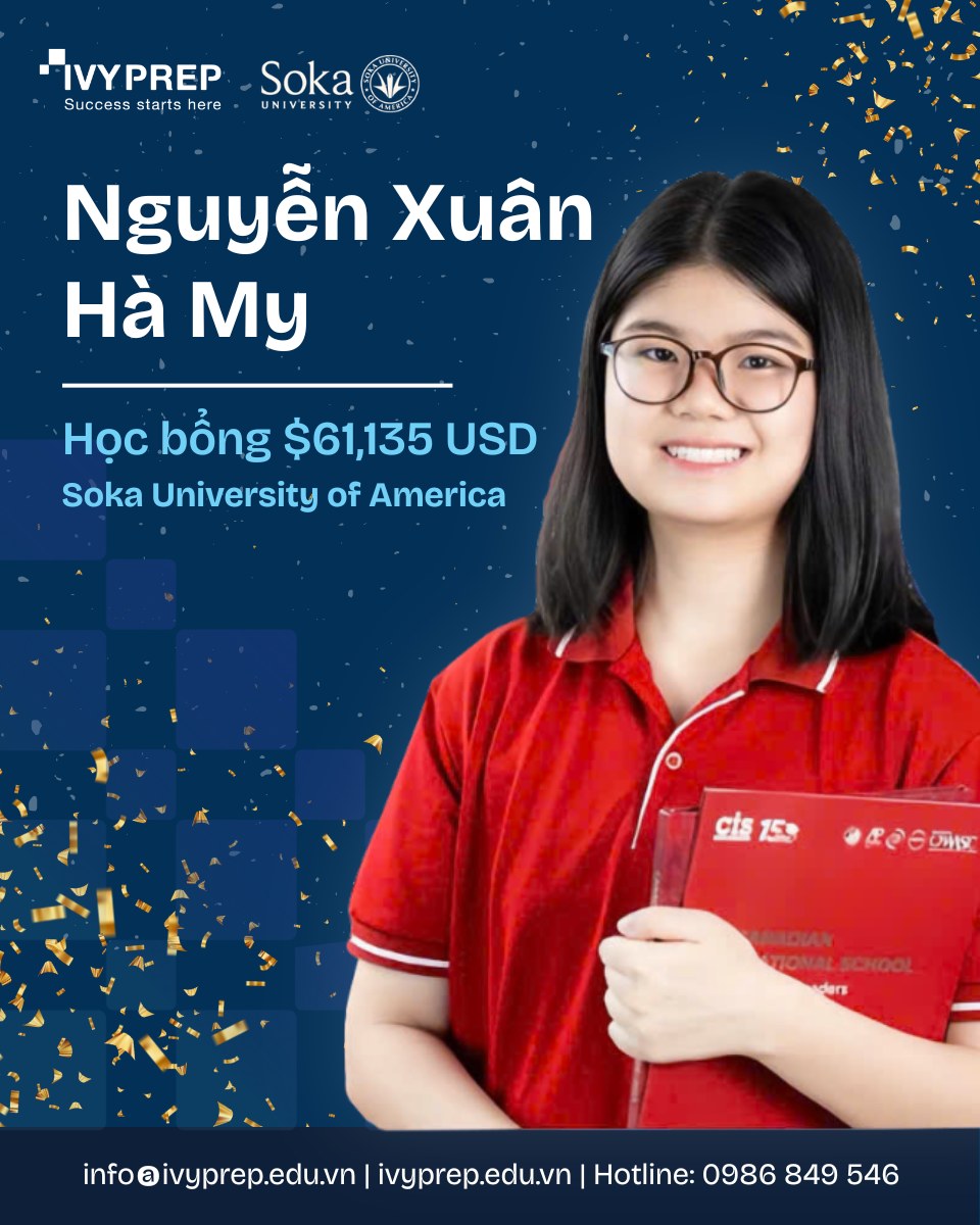 IvyPrep Vinh Danh: Nguyễn Xuân Hà My Chinh Phục Soka University of America