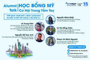 Alumni Talk: Học bổng Mỹ – Cơ hội trong tầm tay