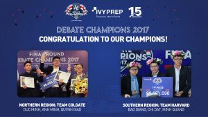 Sôi động đêm chung kết cuộc thi Debate Champions 2017