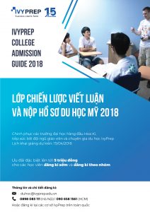 Ưu đãi lớn dịp khai giảng lớp chiến lược viết luận và nộp hồ sơ du học Mỹ 2018