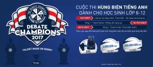 Debate Champions 2017 – sân chơi trí tuệ cho học viên IvyPrep