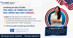 Webinar chuẩn bị du học Mỹ: Tìm hiểu lộ trình du học học bổng Mỹ