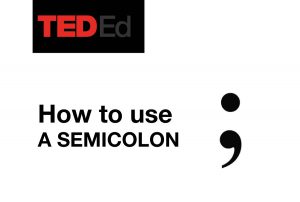 How to use a semicolon – Emma Bryce